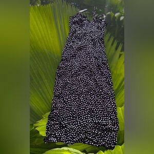 altar'd state sleeve dresses black Dotted‎ Daisy size S long dress